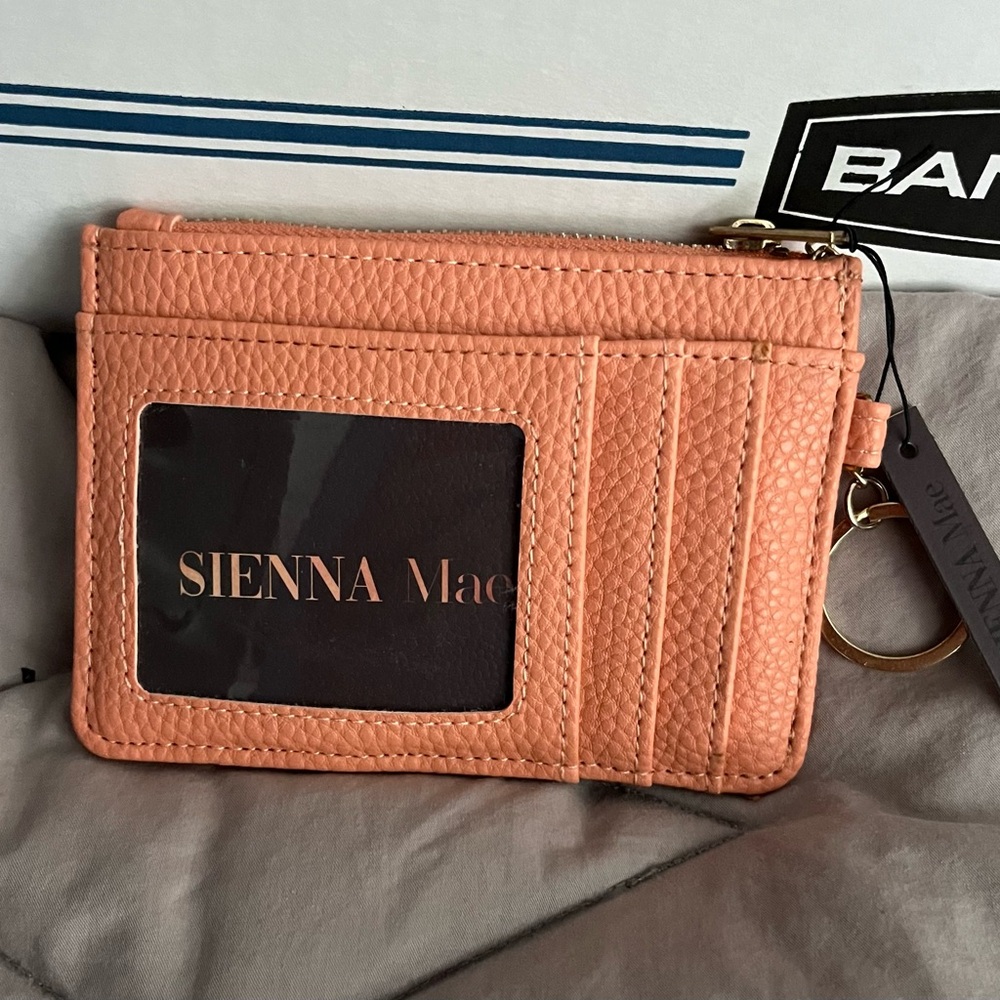 Sienna Mae Peach Card Holder with Keyring